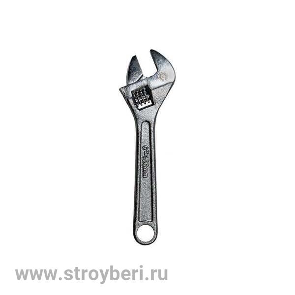 647-505 Ключ разводной КОБАЛЬТ 150 мм, ширина захвата 19 мм, CR-V, подвес