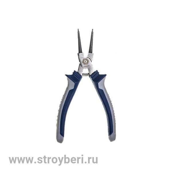 244-209 Съемник стопорных колец КОБАЛЬТ внутренний прямой 150 мм, (1 шт.) подвес