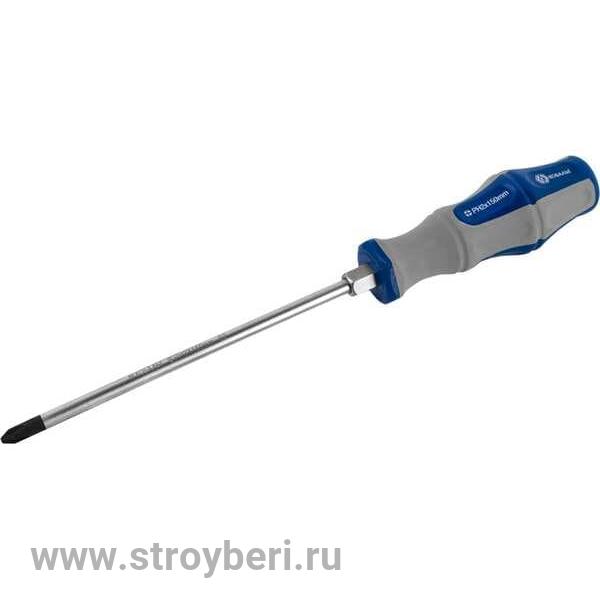 646-607 Отвертка ударная КОБАЛЬТ Ultra Grip PH-2x150 мм S2, двухкомпонентная рукоятка (1 шт.) подвес