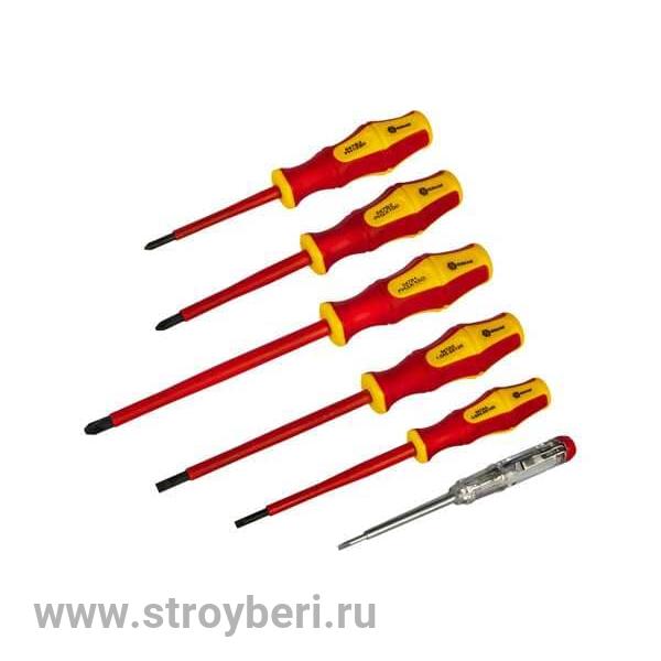 646-522 Набор отверток диэлектрических КОБАЛЬТ Ultra Grip CR-V (6 шт.) коробка