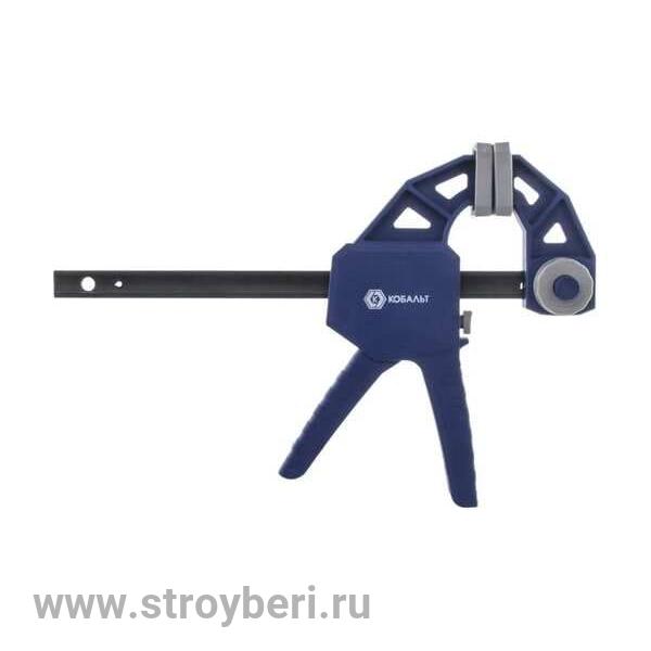 244-711 Струбцина пистолетная КОБАЛЬТ 150 мм, быстрозажимная
