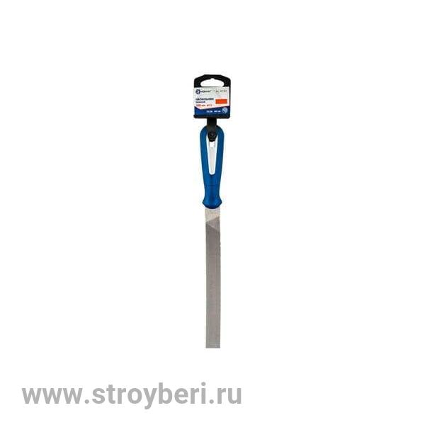 247-354 Напильник плоский КОБАЛЬТ двухкомпонентная рукоятка, № 1, 200мм, подвес