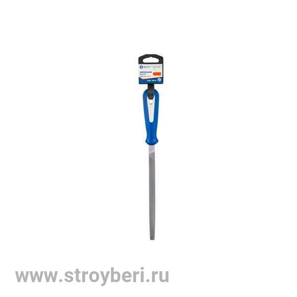 247-361 Напильник плоский КОБАЛЬТ двухкомпонентная рукоятка, № 2, 200мм, подвес