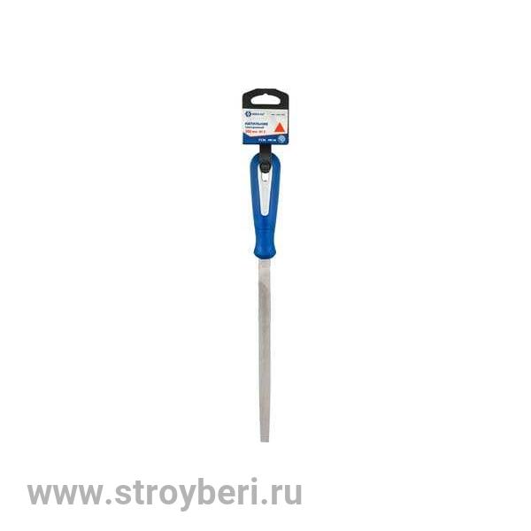 247-453 Напильник трехгранный КОБАЛЬТ двухкомпонентная рукоятка, № 1, 200мм, подвес