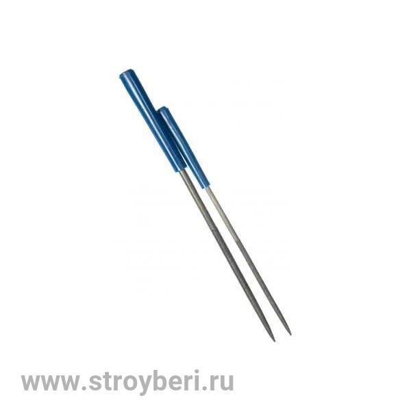 247-866 Набор надфилей КОБАЛЬТ круглых, № 1, 140х3, 160х4 мм (2 шт.) блистер