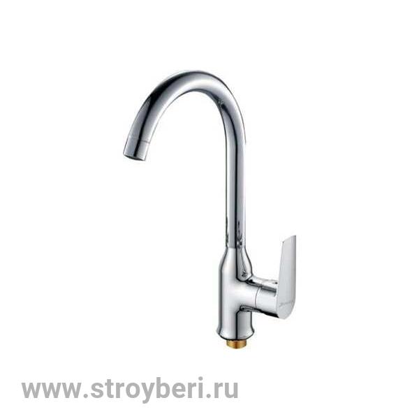 Смеситель ZOLLEN KORBACH (арт. KR74411532) для кухни, высокий излив, карт.35 мм