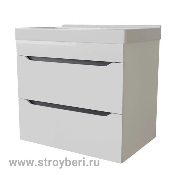 Тумба д/ванной 'Лайн-60' подвесная под раковину Fest-60 (Sanita Lux) (ПВХ)