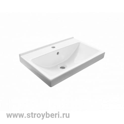 Раковина накладная 'Fest- 60' белый, без кроншт (Sanita Luxe)