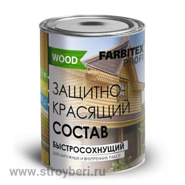 Состав защитно-красящий для древесины быстросохнущий Каштан (0.75 л) FARBITEX ПРОФИ WOOD