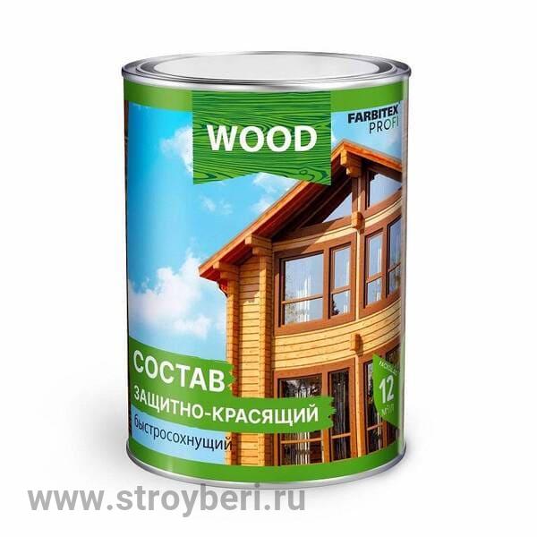 Состав защитно-красящий для древесины быстросохнущий Бесцветный (0.75 л) FARBITEX ПРОФИ WOOD