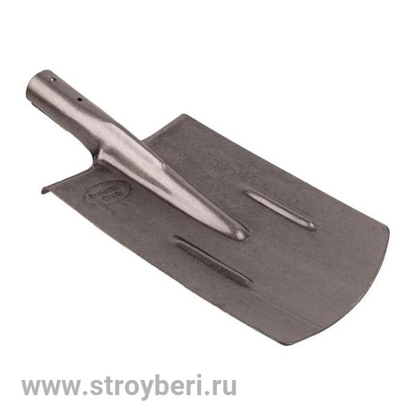 Лопата штыковая рельсовая сталь прямоугольная К-33  б/ч d40