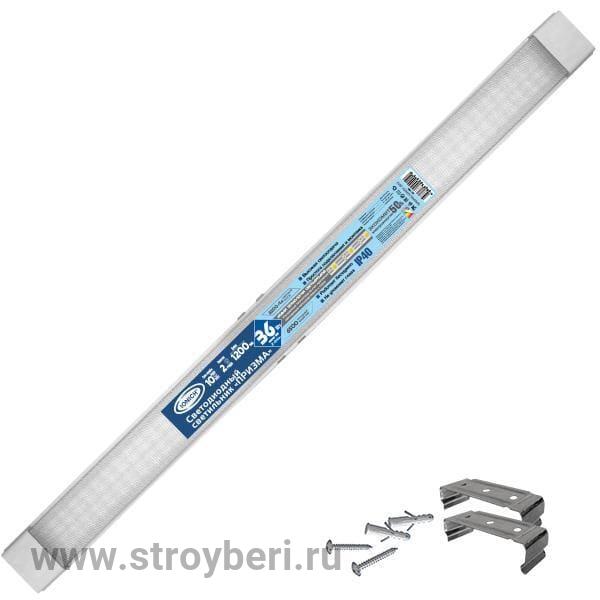 IONICH ILED-ДПО1200 'Призма'-36Вт-3200Лм-220В-6500К-IP40 светильники светодиодные линейные 1/20 (107