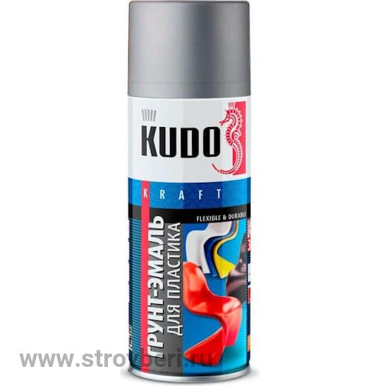 KU-6011 Грунт-эмаль КУДО для пластика коричневая 0.52л