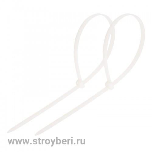 PROconnect Хомут nylon 200 x 2,5 мм 100 шт белый (10/250)