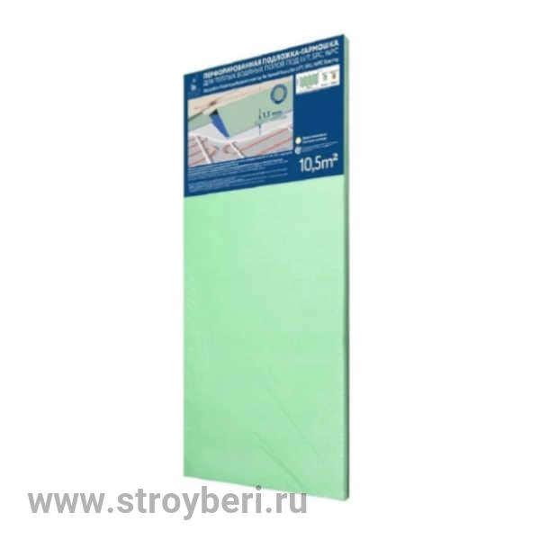 Подложка гармошка 1.5мм SOLID 10.5м2 10*1.05 SPC,WPC,LVT Зеленая