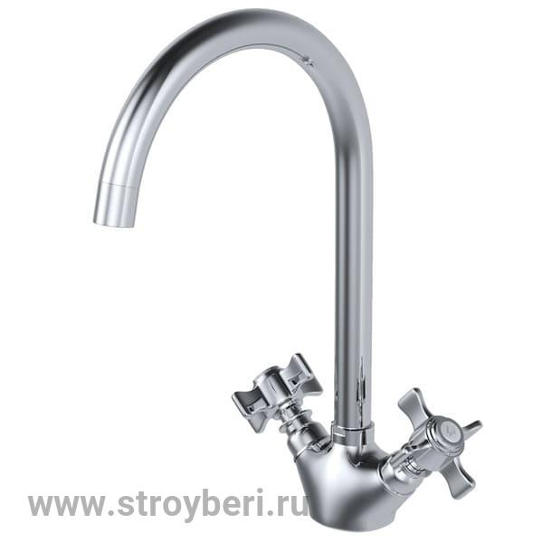 Смеситель для кухни 1/2 кер. MIXLINE ML30-032 'Classic' высокий излив