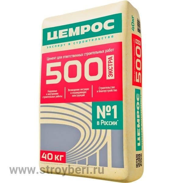 Цемент М-500 40кг (ЦЕМ II/А-П 42,5 Н) Саранск