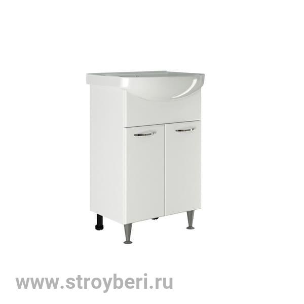 Тумба д/ванной 'СТАНДАРТ-55' под раковину Уют-55 (Rosa) (ПВХ)