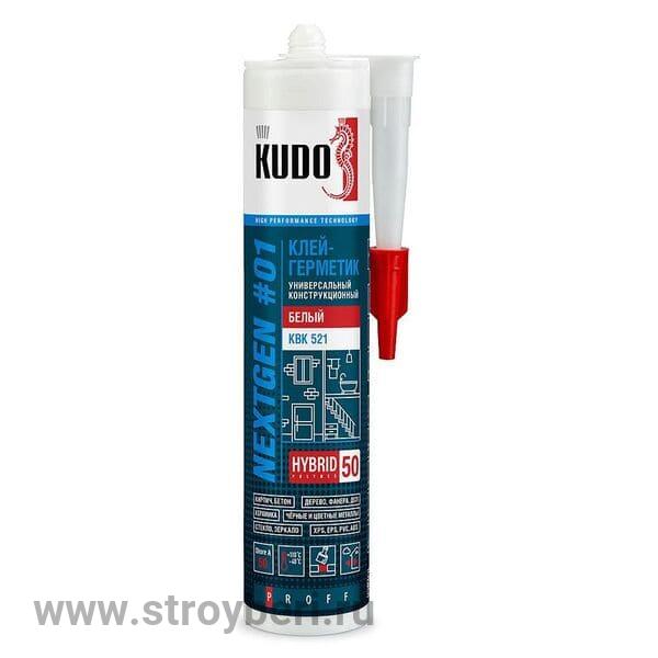KBK-521 Клей-герметик универсальный на основе гибридных полимеров KUDO белый 280мл