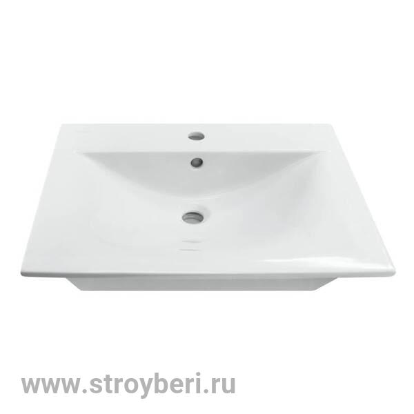 Раковина накладная 'Breeze 60' белая, без кроншт (Sanita Luxe) (WB.FN/Breeze/60-C/WH)