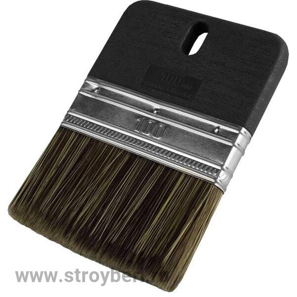 990-100 Кисть 'PROFI' декоративная 100 мм, темный ворс (д/финишного покрытия) (5шт/40)