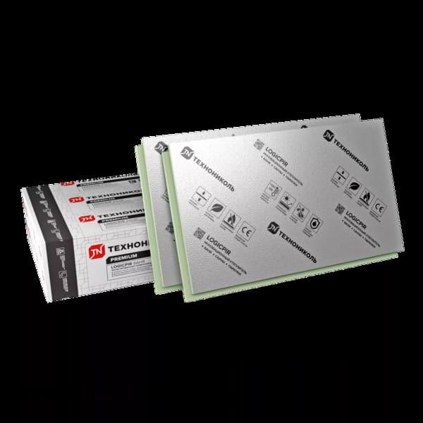 Плиты теплоизоляционные ТехноНИКОЛЬ LOGICPIR Баня Ф/Ф L-1190х590х50 (5шт/уп)