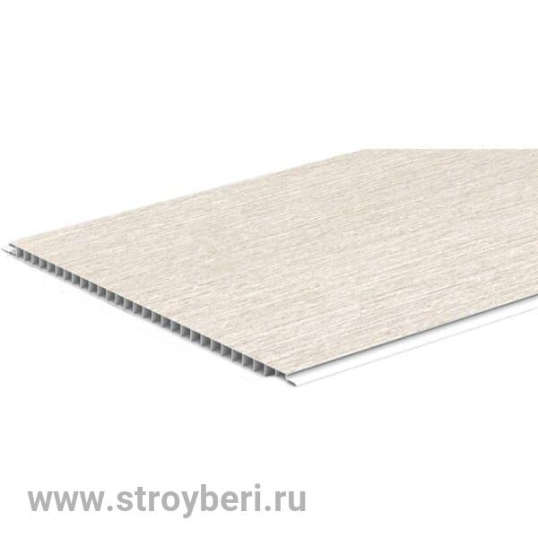 Панель стеновая 250мм 2,7м 'Идеал Ламини', 167 Травертин бежевый