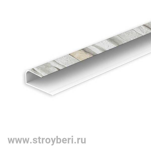 Профиль 'L' для панелей 8мм 2,7м 'Идеал Ламини', 182 Сланец светло-серый стартовый