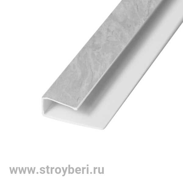 Профиль 'L' для панелей 8мм 2,7м 'Идеал Ламини', 519 Венеция светло-пепельная стартовый