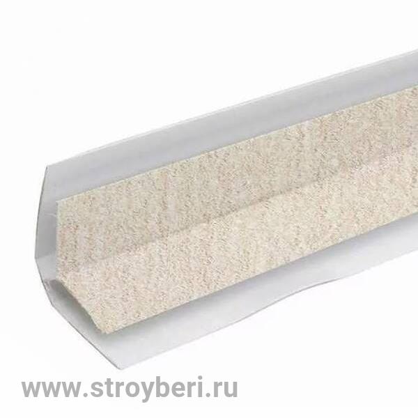 Угол внутренний для панелей 8мм 2,7м 'Идеал Ламини', 167 Травертин бежевый