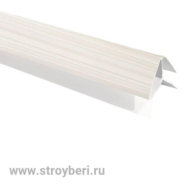 Угол наружный для панелей 8мм 2,7м 'Идеал Ламини', 502 Рипс оливковый