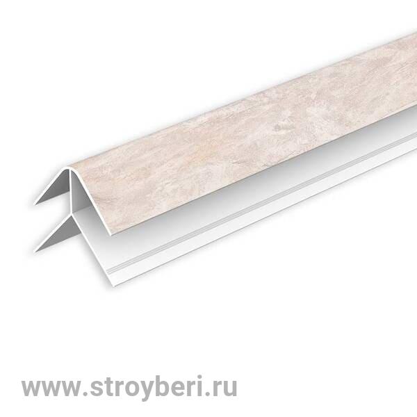Угол наружный для панелей 8мм 2,7м 'Идеал Ламини', 517 Венеция светло-бежевая