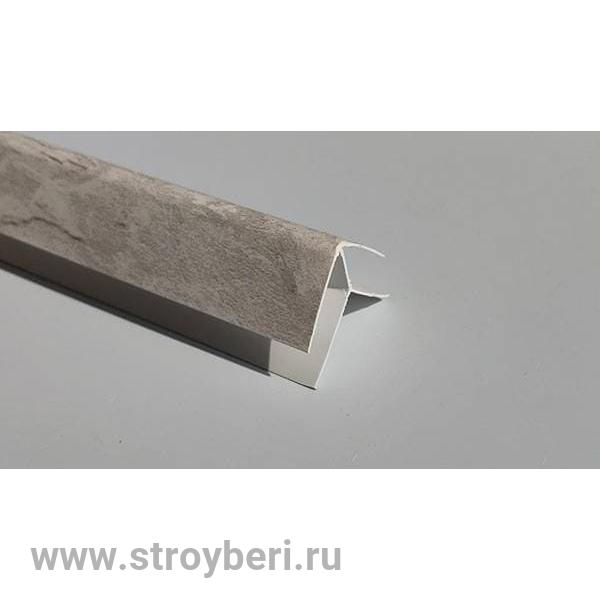 Угол наружный для панелей 8мм 2,7м 'Идеал Ламини', 519 Венеция светло-пепельная