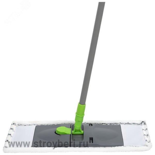Швабра Флеттер Mop Click с насадкой из микрофибры (микроворс)/24/ 310488
