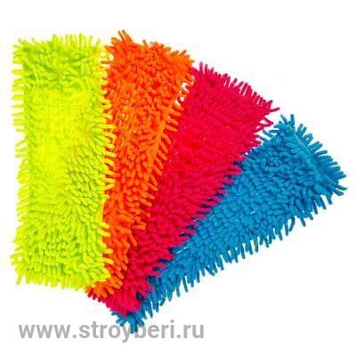 Насадка д/швабры из микрофибры.40х10см лапша/12/240/ 444-272