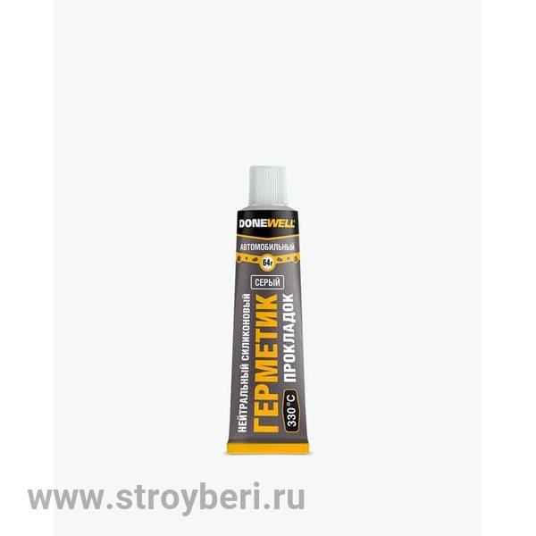 DGT-115 Автомобильный нейтральный высокотемп. силикон. герметик прокладок DONEWELL, серый 64г