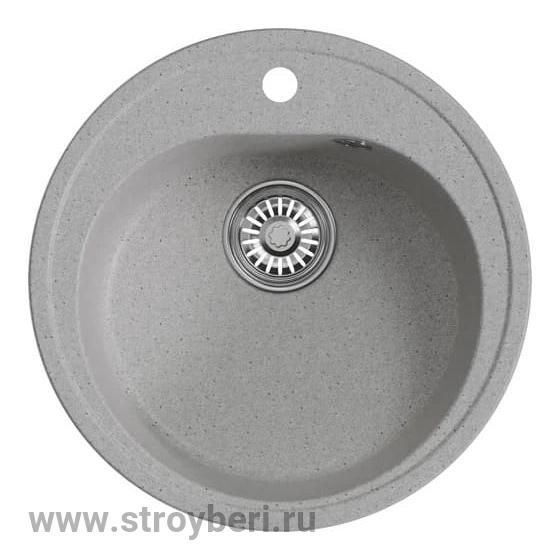 Мойка ML-GM11 круглая, серая (310), 500мм (глуб. чаши 180)