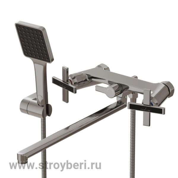 Смеситель для ванны и раковины 1/2 кер. MIXLINE ML37-02 'Cross'