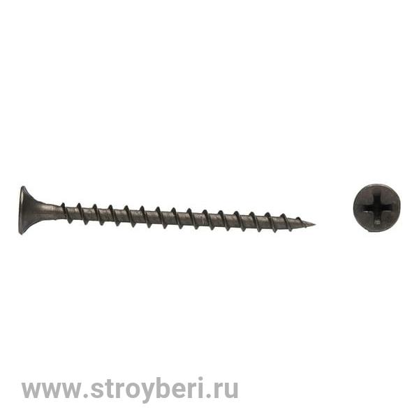 Саморез черный 5,0/102к (10) 'Первый крепежный'