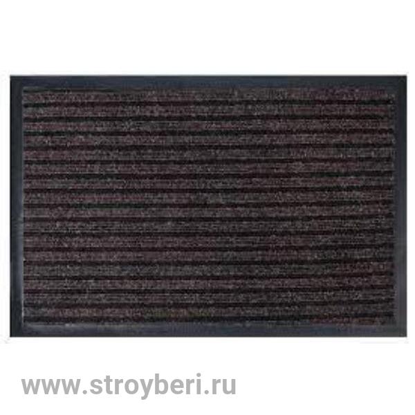 Коврик влаговпитывающий, ребристый Ребро 3:2(коричневый) 50х80 см (шт)