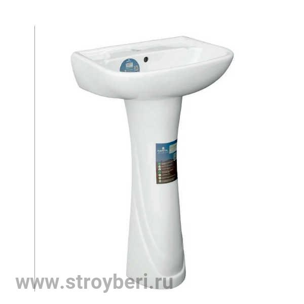 Раковина керамическая с ножкой 284 EX (490*410*840)