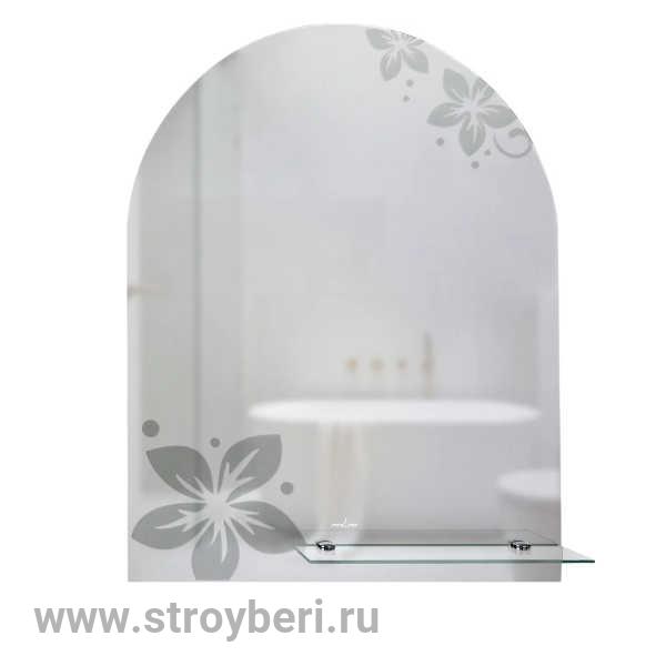 Зеркало MIXLINE 'Анис' 535*680 с полкой (К)