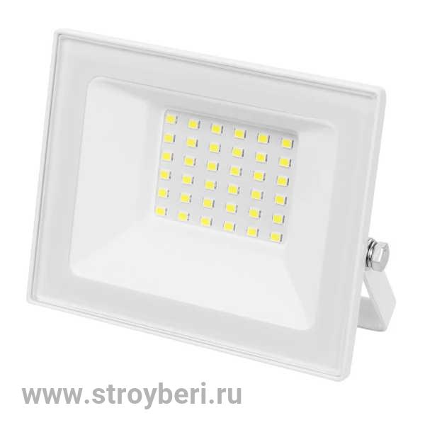 SQ0336-0311 Прожектор СДО-05-050 50 Вт, 4000 лм, 6500 К, 220-240 В, IP65, белый, Народный