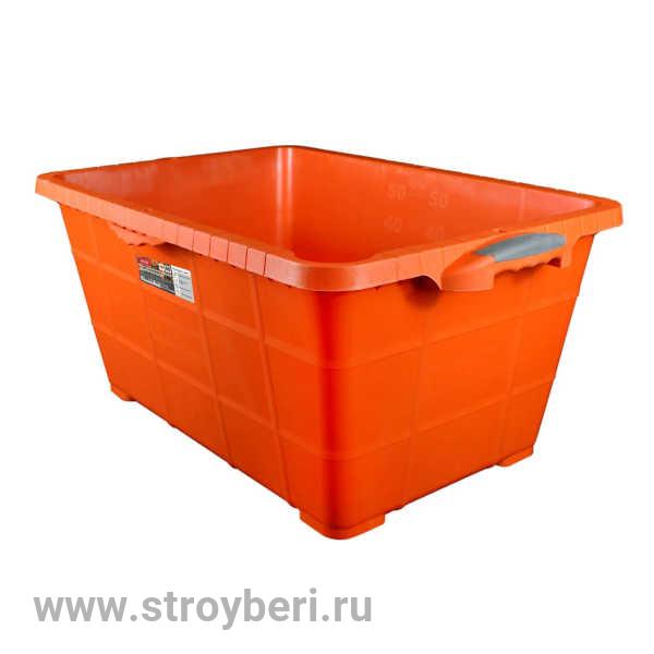 670-0060 Ванна DECOR прямоугольная 60 л, ударопрочная (5 шт/упак)