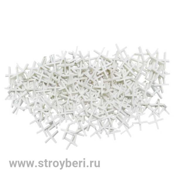 338-0040 Крестики для кафеля 4,0 мм, 100 шт (100пак/200 пак/короб)