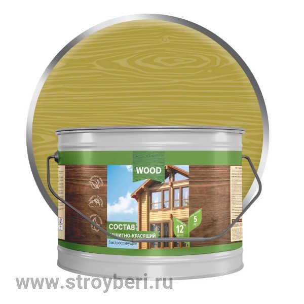 Состав защитно-красящий для древесины быстросохнущий Орегон (2.7 л) FARBITEX ПРОФИ WOOD
