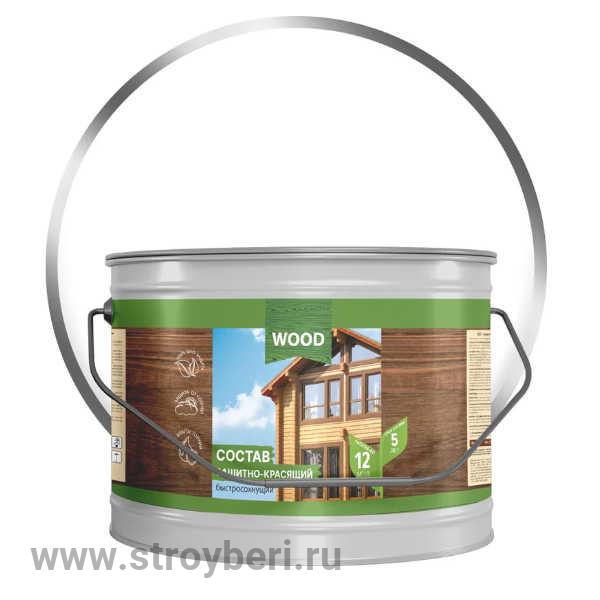 Состав защитно-красящий для древесины быстросохнущий Бесцветный (2.7 л) FARBITEX ПРОФИ WOOD