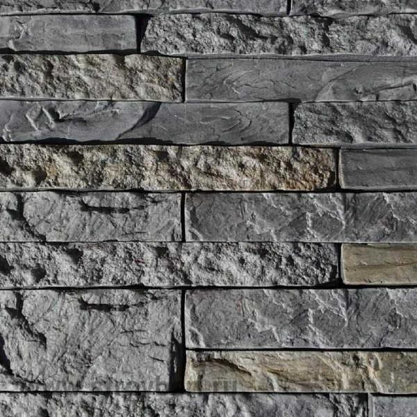 Искусственный камень 'Сланец Классический Манхэттен Black' 0,87кв.м.