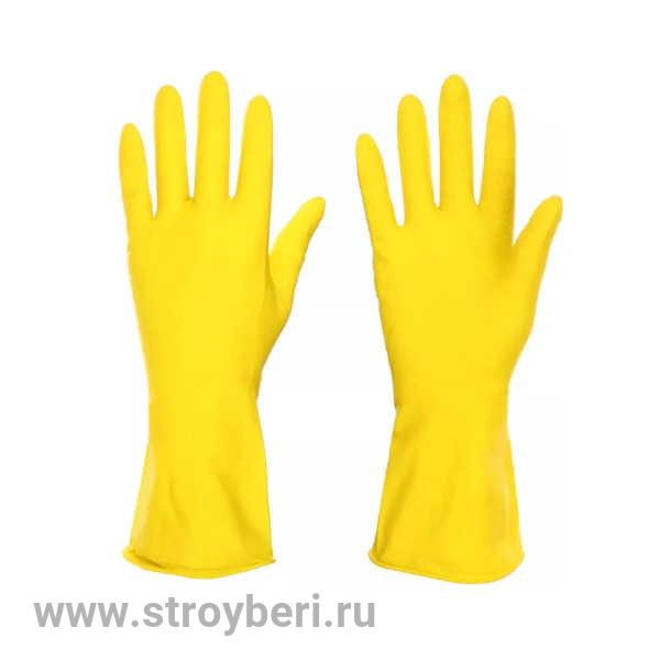 Перчатки резиновые хоз. размер М  447-005