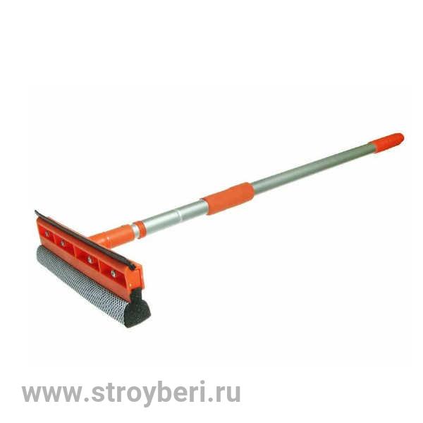 Окномойка с телеск.руч.25см 120см Умничка оранж